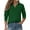 AD04-Dark Green, variant on Inglocry Long Sleeve Girls' Tops Dressy Casual V Neck Polo Shirts Blouses 2025 Trendy Tunic Top Beige 110