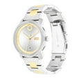 thumbnail image 3 of Movado Signature Classic 0607830 Beige Dial Leather Strap Gold 40MM Women's Watch, 3 of 4