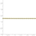 thumbnail image 2 of 10K Yellow Gold 1.5mm Diamond Cut Extra-Lite Rope Chain, 2 of 2