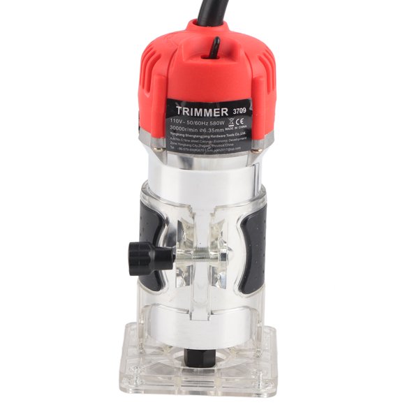 Routers For Woodworking,Palm Routers Woodworking Wood Router Wood Trimmer 110V 30000R/MIN 1/4 Inch Corded Electric Hand Wood Trimmer Laminator Router Woodworking Tool Set