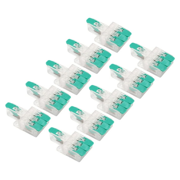 Wire Splicing Connector, Wire Connector 10 Pcs Strong Conductivity Corrosion Prevention 450V 1 In 3 Out For 10 To 20AWG