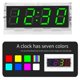 thumbnail image 2 of Colorful Digital Clock Kit Colorful RGB Digital Alarm Clock, 2 of 5