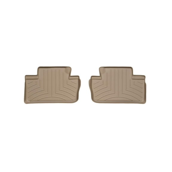 WeatherTech Custom Fit FloorLiners compatible with 2006-2013 Lexus IS - 2nd Row (2-Piece Liner), Tan