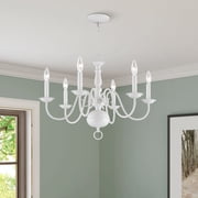 Livex Lighting Williamsburgh Chandelier in White