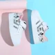 thumbnail image 4 of Zapatos para niños, zapatos blancos para niños, zapatos de tabla para niñas populares y versátiles, nuevos zapatos transpirables para niños 2024, 4 of 5