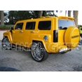 thumbnail image 2 of For Hummer H3 Tinted Taillights Murdered Out Taillamps Overlays Cover Kit, 2 of 6