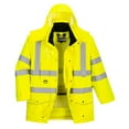 thumbnail image 2 of Portwest US427 Hi-Vis Waterproof 7-in-1 Traffic Safety Jacket Yellow, XX-Large, 2 of 7