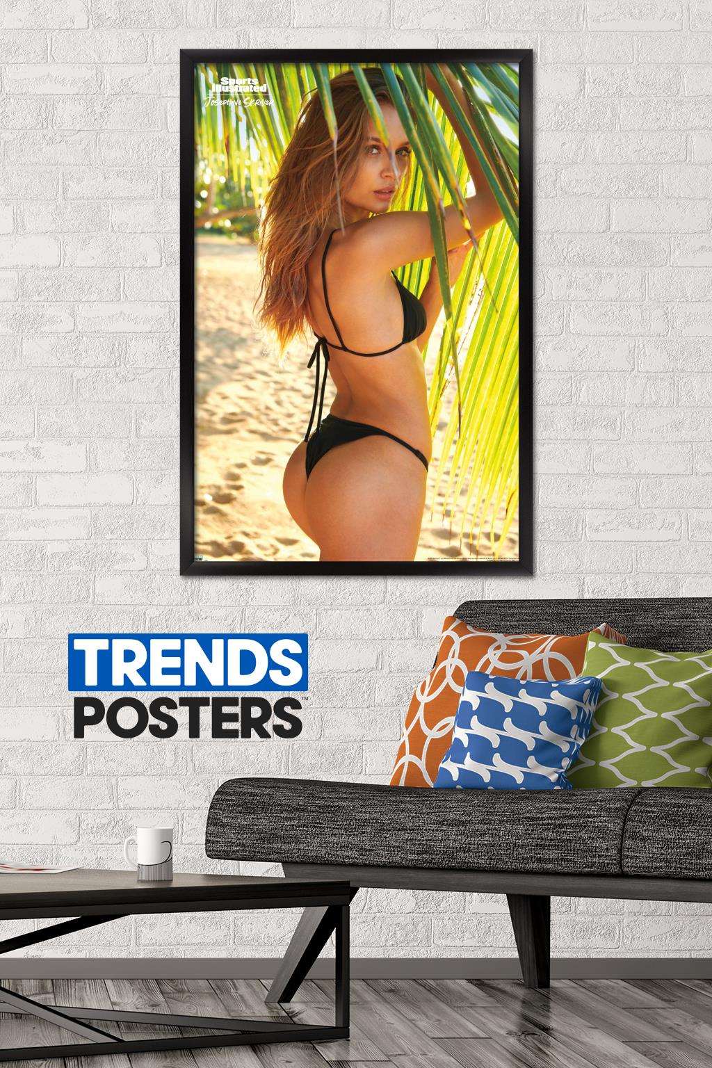 Sports Illustrated: Swimsuit Edition - Josephine Skriver 20 Wall Poster, 22.375" x 34" Framed