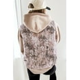 thumbnail image 2 of Casual Brown Camo Leaf Print Puffer Vest for Women – Perfect Layering Piece for Fall Outings | M, 2 of 5