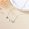 thumbnail image 4 of Birthstone Veterinary Stethoscope Necklace 925 Sterling Silver Nurse Vet Pendant with Dog Paw Nurse Jewelry Gifts for Veterinarian Nurse Women Veterinarian Gifts, 4 of 6