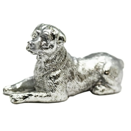 - Miniature Pewter Dog Figure: Rottweiler - By Ganz