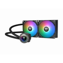 Thermaltake TH280 ARGB Sync V2 CPU Liquid Cooler/AlO Liquid Cooling/Fan 140mm*2/PWM 500~2000 RPM/Mirror Waterblock/MB ARGB Sync Control, CL-W375-PL14SW-A Black