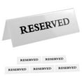 thumbnail image 5 of TEHAUX 6pcs Acrylic Reserved Table Tent Signs Desk Signs for Restaurants, 5 of 8
