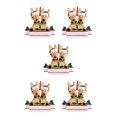 thumbnail image 1 of Injueey Animal árbol de Navidad colgante resina ornamento ventana chimenea decoración Navidad Hotel decoración del hogar suministros para el Type8 NO8, 1 of 6