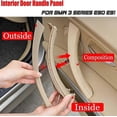 thumbnail image 4 of Side door handle outer cover kit for B-MW 3 series, inner door handle+hand cover side door armrest bracket for E90 E91 316 318 320 328 330 335 (right, 4 of 5