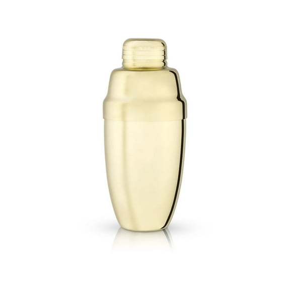 Viski Heavyweight Cocktail Shaker for Party, Home Bar Gifts, 16.5oz, Gold