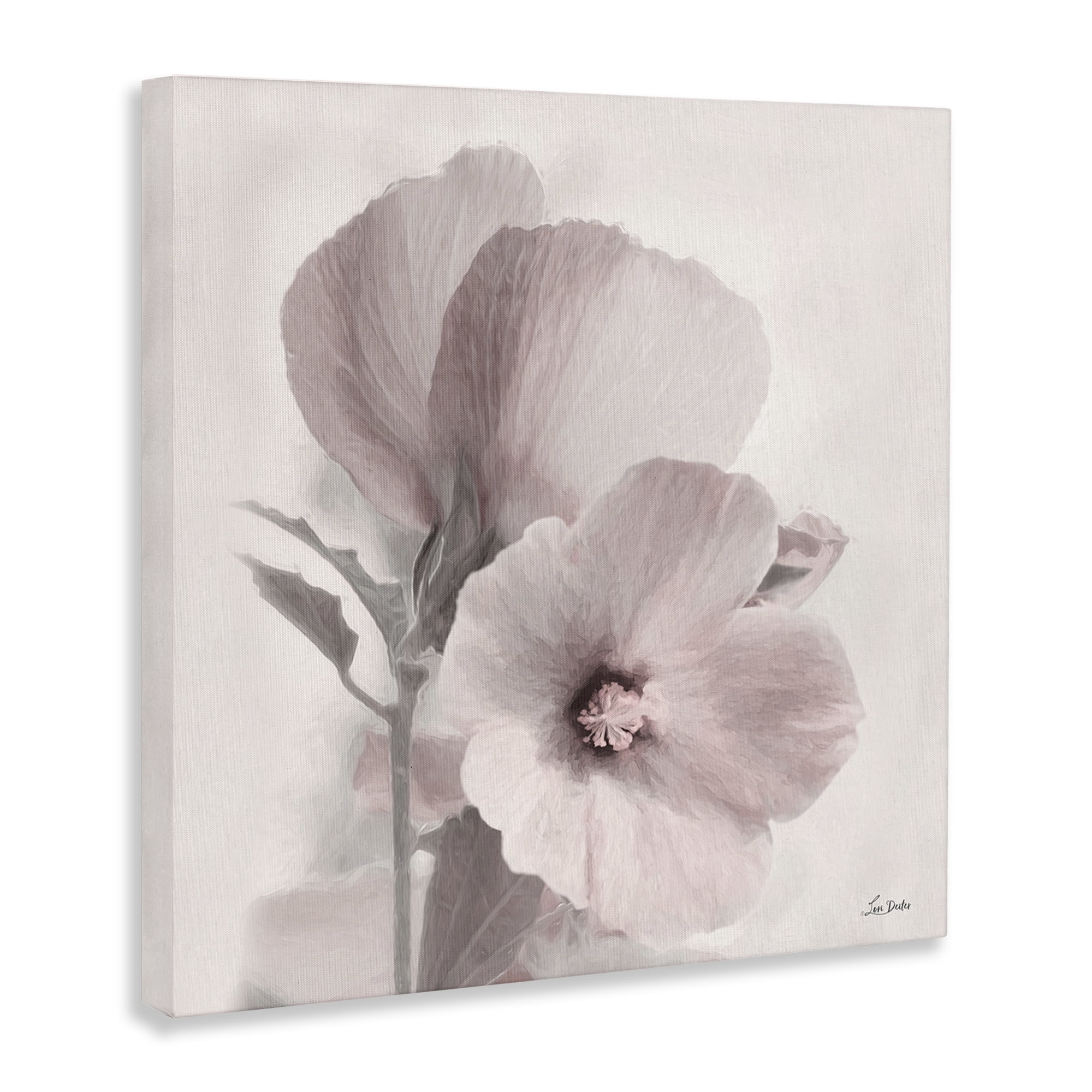 Stupell Industries Vintage Apple Blossom Botanical & Floral Painting Gallery Wrapped Canvas Art Print Wall Art, 36 x 36