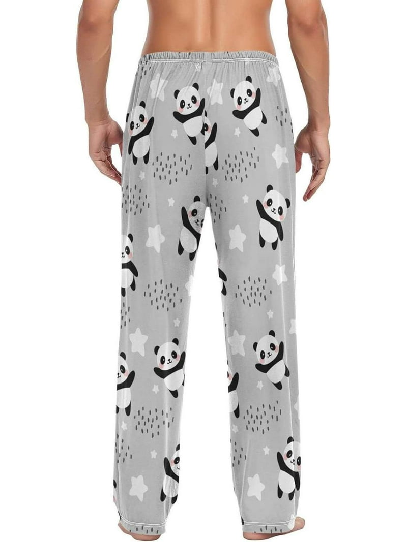 GZHJMY Panda Pajama Pants for Men, Lounge Pants Lightweight Men