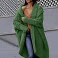 thumbnail image 2 of Womens Sweaters Cardigan Knit Light Green Long Sweaters for Women Warm Cardigan Fall Outfits Cute Tops, 2 of 5