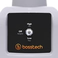 thumbnail image 3 of Licuadora Bosstech 550 watts 2 velociades con Vaso de plastico de 2 lts Gris, 3 of 4