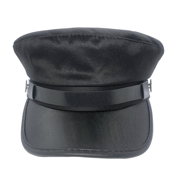 Segolike Newsboy Hat Adjustable 56-62cm Classic Pageboy Cap Travel Fashion for Adults Black Strap