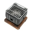 thumbnail image 1 of Portable Japanese Mini BBQ Grill With Fast Heating, Multi Functional Charcoal Stove For Grilling Family, Compact Size, Versatile Use, Quick Heat Up, 1 of 8