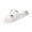 White, variant on Women's Chunky Platform Sandals Platform W Slide Sandals With Gold Emblem Faux Leather Open Toe Mules Comfortable Trendy Thick Sole Spring Summer Slippers Fashionable Outer Wear 2026