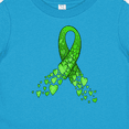 thumbnail image 4 of Inktastic Mental Health Awareness Ribbon with Green Hearts Boys or Girls Baby T-Shirt, 4 of 5