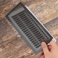 thumbnail image 6 of Gustave 4Pcs Floor Register Vent Cover 4"x10" Magnetic Air Vent Dustproof Bug Screen Mesh Covers for Home Ceiling Wall Floor Air Vent Filters, Black, 6 of 7