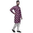 thumbnail image 2 of Atasi Kurta Imprimé de Designer pour Garçons Ensemble Kurta Pyjama Décontracté Vêtements d'Été, 2 of 3