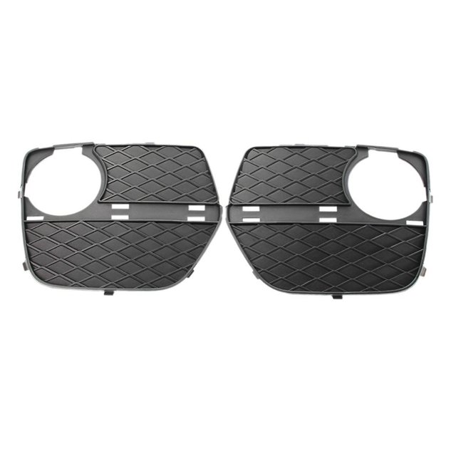 51117312605 51117312606 Marco de luz antiniebla Rejilla inferior Barra delantera Rejilla de luz antiniebla Coche para X6 E71 2012-2 Negro, Negro