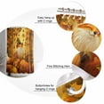thumbnail image 5 of Fall Thanksgiving Fox Shower Curtains for Bathroom Waterproof Fabric Bath Curtains Decor Bath Tub Curtain Orange Pumpkins Maple Leaf Decorative Shower Curtain Sets with 12 Hooks, 72x72 Inch, 5 of 6