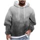 thumbnail image 2 of Sudadera con capucha para hombre, estilo casual, con cuello redondo, estampado, manga larga, blusa de poliéster, 2 of 5