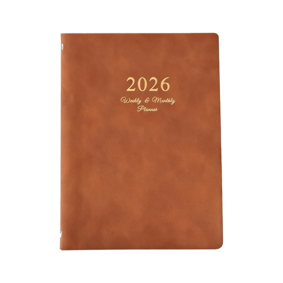 2026 Weekly Planner With Dated Pages And Refillable 6 Rings Leather Binder Cover 2026 Academic Planner For Scheduling