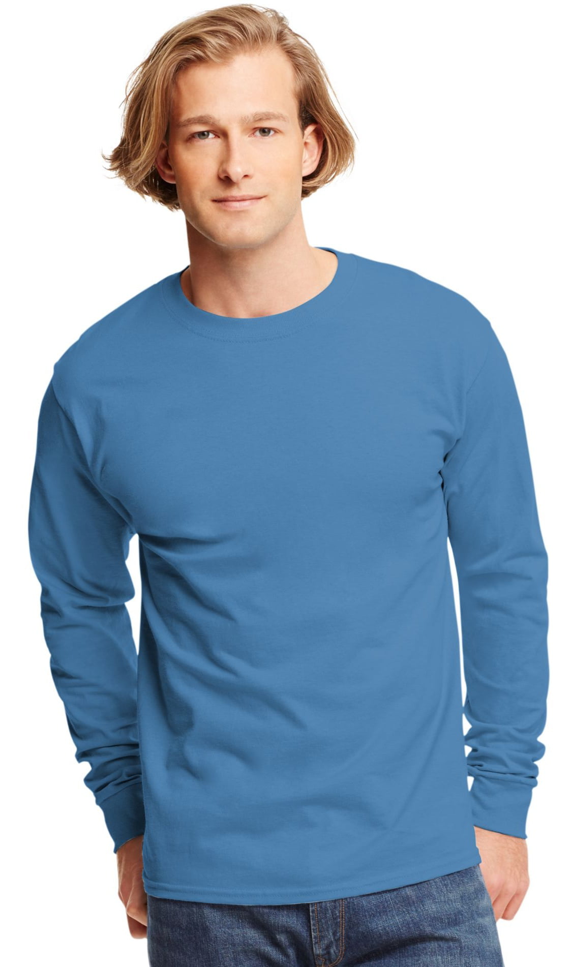 Hanes - Hanes TAGLESS Men`s Long-Sleeve T-Shirt - Best ...