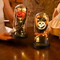 thumbnail image 4 of Bewildely Adorno de escritorio con elementos de Halloween, alegría festiva, regalo de Halloween, cristal luminoso exquisito Kits de decoración para fiestas Rosa, 4 of 6
