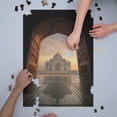 thumbnail image 3 of Taj Mahal, India (1000 Piece Puzzle, Size 19x27, Challenging Jigsaw Puzzle for Adults and Family, Made in USA), 3 of 4