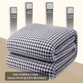 thumbnail image 4 of Sacred Thread Sherpa Fleece Blanket, Soft and Cozy Queen Blanket, Plush Blanket for Sofas & Beds, 4 of 6