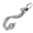 Silver, variant on Fashionable Wolf Head Bracelet Accessory For Men In Stainless Steel Material