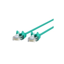 Belkin Slim - Patch cable - RJ-45 (M) to RJ-45 (M) - 1.52 m - UTP - CAT 6 - molded, snagless - green