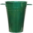 thumbnail image 2 of Houston International Trading 8295E GG 6.5 in. dia. x 9.5 in. Enameled Galvanized Vase, Glazed Green, 2 of 2