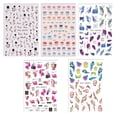 thumbnail image 1 of 10 hojas de pegatinas autoadhesivas para decoración de uñas, accesorios 3D para mujeres., 1 of 6