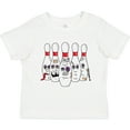 thumbnail image 3 of Inktastic Beat Up Bowling Pins Boys or Girls Toddler T-Shirt, 3 of 5