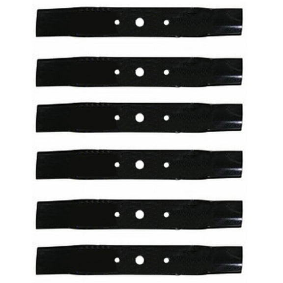 RAParts 330-619 Set of 6 Blades Fits John Deere 48" Deck GX20250 GY20568