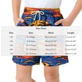 thumbnail image 4 of Asxite Toddler Boys Pants Print Drawstring Elastic Waist Pocket Swim Casual Loose Breathable Sweatpants 2-12Y, 4 of 7