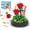 Red Rose, variant on Flower Bouquet Building Kit for Adults, 545PCS Animals Flowers Botanical Collection Mini Building Blocks Set, Valentine's Day for Her Mom Women Wife Girlfriend (Sunflower)