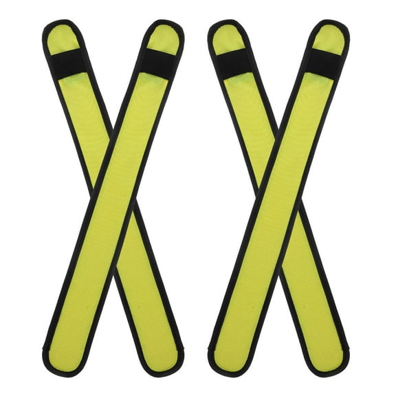 Masteelf  4 Pcs Horse Light Collar Safety Up LED Leg Band Miss Yellow