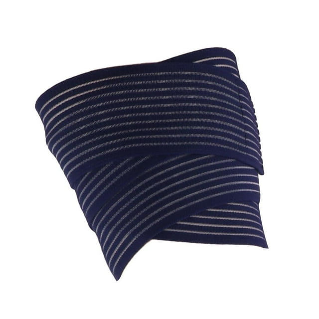 fastboy Breathable Elastic Bandage Comfortable Sport Brace Wrap for Intensive Training Equipment Accessories Blue 200cm 1Set