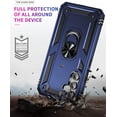 thumbnail image 4 of Grade Drop Impact for Samsung Galaxy A54 5G Case 360 Metal Rotating Ring Kickstand Holder  Heavy Duty Shockproof Case for Galaxy A54 5G Phone Case (Blue), 4 of 7