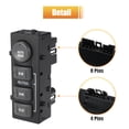 thumbnail image 4 of Interruptor de tracción de rueda 4WD 4x4 para Chevy GMC Cadillac Silverado 1500 2500HD Suburban Avalanche Sierra Yukon 1999-2002 Reemplazo 15709327 19168767, 4 of 9